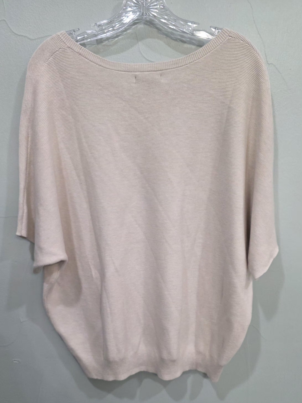 Quince Lightweight Cotton Cashmere Link-Stitch Dolman Sweater - Picture 7 of 9